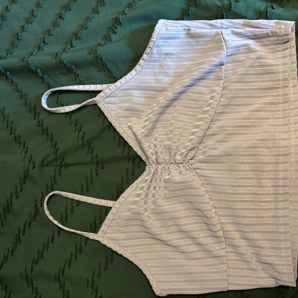 SHEIN Gray Bandeau Intimates with Ruched Detail